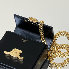 BOX TRIOMPHE 10 BLACK SHINY CALFSKIN