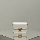 MINI CLAUDE 22 SHINY CALFSKIN WHITE