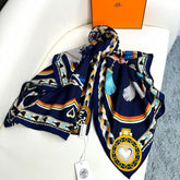 HERMES 25S SCARF 135 IN SILK 856320