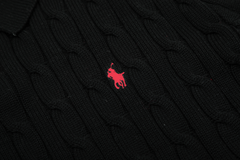 RALPH LAUREN SHORT-SLEEVE POLO KNIT SWEATER STYLE 434