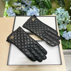 TOUCHSCREEN GLOVES IN BLACK LAMBSKIN 427401