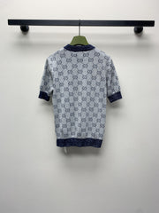 GUCCI SHORT-SLEEVE KNIT TOP 257394