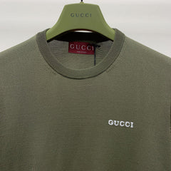 GUCCI SHORT-SLEEVE KNIT TOP 271725