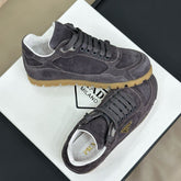 PRA TRAIL FADED SUEDE SNEAKERS CHARCOAL