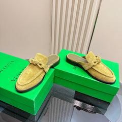 ASTAIRE MULE IN OLIVE GREEN SUEDE