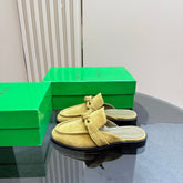 ASTAIRE MULE IN OLIVE GREEN SUEDE