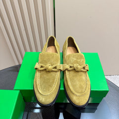 ASTAIRE LOAFER IN OLIVE GREEN SUEDE
