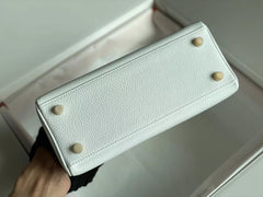 BIRKIN 25 BAG IN WHITE CALFSKIN WITH COLORFUL STICKER