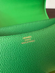 CONSTANCE 18 GREEN EPSOM GOLD HARDWARE