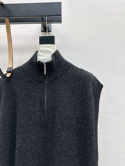 HERMES 25S SLEEVELESS CREW-NECK KNIT DRESS 306