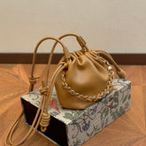 LOE MINI 18 FLAMENCO PURSE IN WARM DESERT NAPPA LAMBSKIN