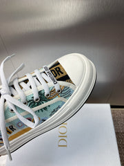 DIOR 25S WALK'N' SNEAKER IN MULTICOLOR DIOR OBLIQUE EMBROIDERED COTTON