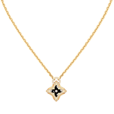 STAR PEDANT PINK GOLD DIAMOND NECKLACE
