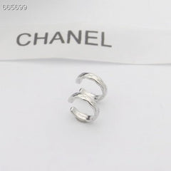 COCO CRUSH QUILTED MOTIF HOOP EARRINGS