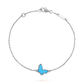 BUTTERFLY TURQUOISE SILVER BRACELET