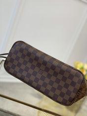 NEVER FULL MM WITH DUSTBAG DAMIER EBENE CANVAS 29CM