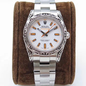 MILGAUSS 40 HAND ENGRAVED CASE WHITE DIAL