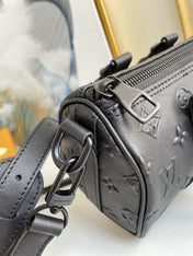 KEEPALL XS 21CM BLACK MONOGRAM SEAL