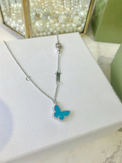 BUTTERFLY TURQUOISE SILVER BRACELET