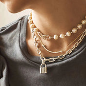 HARDWEAR PEARL WRAP NECKLACE