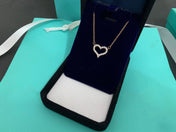 LARGE DIAMOND HEART NECKLACE