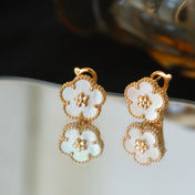 LUCKY SPRING PINK GOLD MOP EARRINGS