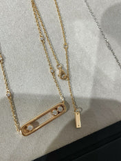 MOVE 3 DIAMOND NECKLACE