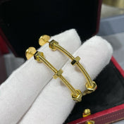 ECROU LARGE HOOP EARRINGS