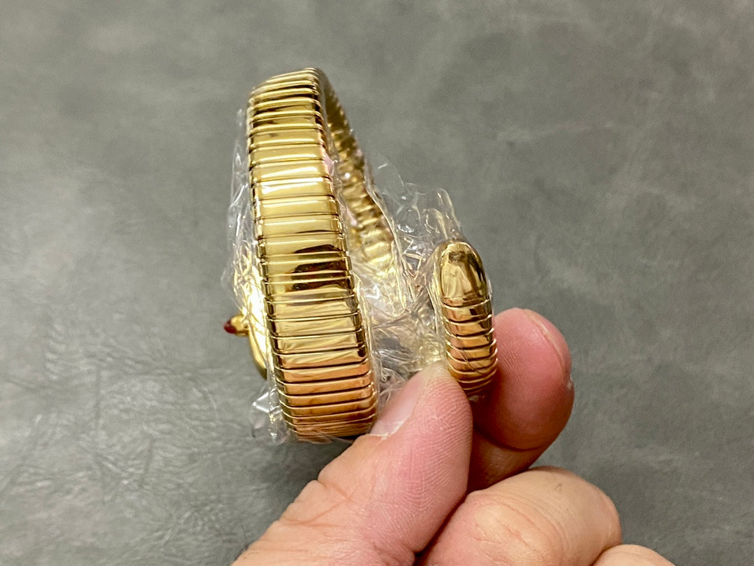 SERPENTI SPIGA GOLD WHITE DIAL