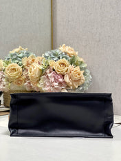 CD MEDIUM BOOK TOTE 36 BLUE OBLIQUE EMBROIDERY