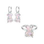 BAMOER 925 Silver Butterfly Ring for Girls, Dainty Cute Butterfly Jewelry Gifts for Women On Birthday Christmas for Girlfriend