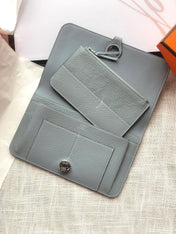 HM Dogon Wallet 20 Navy Blue Togo Shw
