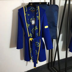 LV 25S BELTED WOOL COAT 0142