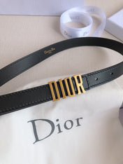 DIOR 25S BELT 20 MM IN BLACK CALFSKIN 613178