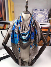 GUCCI 25S SCARF 140 IN CASHMERE 740371