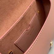 MINI BOBBY EAST-WEST 20 BAG IN ROSE PINK CALFSKIN