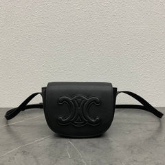 FOLCO CUIR TRIOMPHE 18 IN BLACK CALFSKIN