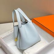 picotin lock 18 sapphire blue togo ghw