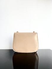 BESACE TRIPHOME 24 BEIGE CREAM GLOSSY CALFSKIN