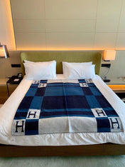 BLANKET 170 CM IN COLORFUL WOOL AND CASHMERE 689475