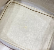 picotin lock 18 white-pearl togo ghw