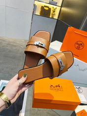 Giulia Sandal Tan Calfskin