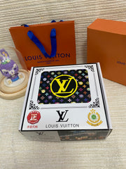 LV 25S BELT 38 MM IN DARK BROWN CALFSKIN PRINT PATTERNS 593286