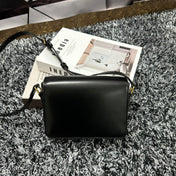 TRIOMPHE TEEN 18 BLACK COWHIDE LEATHER