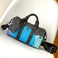 KEEPALL BANDOULIÈRE 21 IN MULTICOLOR CALFSKIN