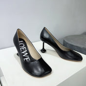 LW TOY PUMP 95 BLACK CALFSKIN