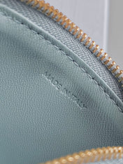 TRIOMPHE 9 WALLET TWO-IN-ONE GLACIER BLUE CALFSKIN