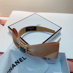 CAMEL BEIGE SILK HAIRBAND 832202