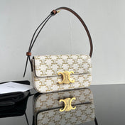 TRIOMPHE 20 WHITE PATTERN CALFSKIN