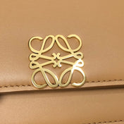 LOE GOYA BAG 23 IN COPPER BROWN CALFSKIN